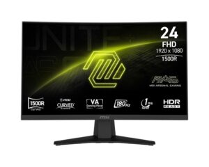 MSI MAG/244C/23,6"/VA/FHD/180Hz/1ms/Černá/3R