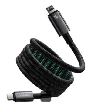 Baseus Magnetický nabíjecí kabel Tungsten USB-C/Lightning 1m 20W černý