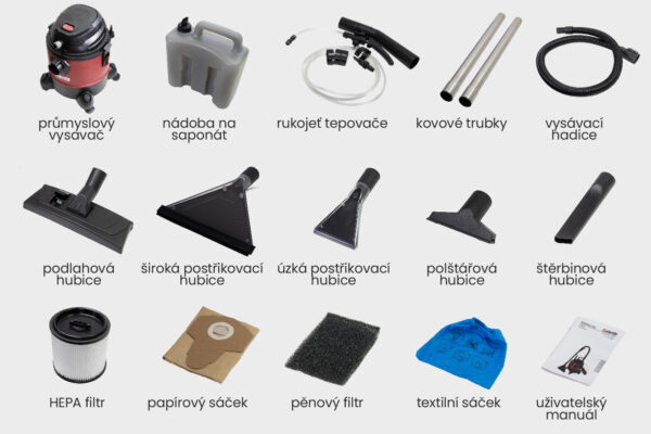 mceclip0-44 Salente Combo 4v1, vysavač pro mokré a suché vysávání, tepovač, fukar