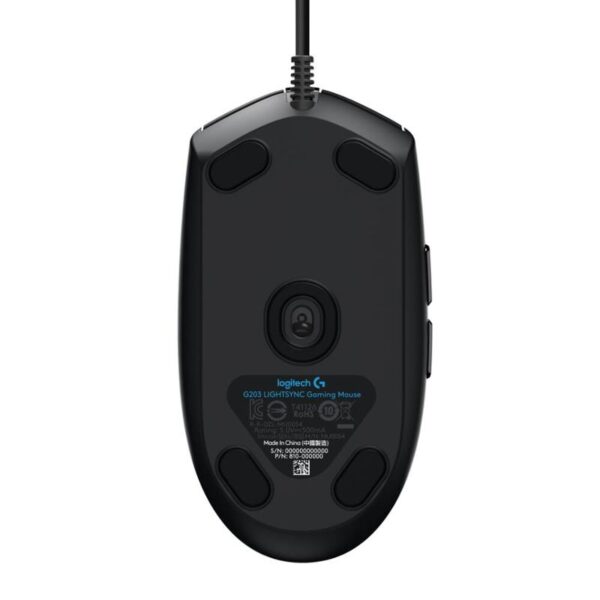 Logitech G203 Gen2/Herní/Optická/Pro praváky/8 000 DPI/Drátová USB/Černá