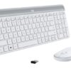 set Logitech slim Wireless MK470 - white, US