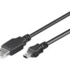PremiumCord Kabel mini USB, A-B, 5pinů, 1m