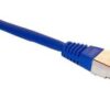 Patch cord FTP cat5e 0,25M modrý