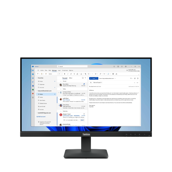 Lenovo ThinkVision/S24e-4e/23,8"/IPS/FHD/100Hz/4ms/Černá/3R