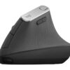 Logitech MX Vertical/Vertikální/Optická/Pro praváky/4 000 DPI/USB+BT/Grafitová