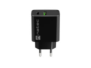 natec-Ribera-510-czarna_-4_s-1 Universální nabíječka Natec RIBERA 20W 1X USB-A + 1X USB-C, černá