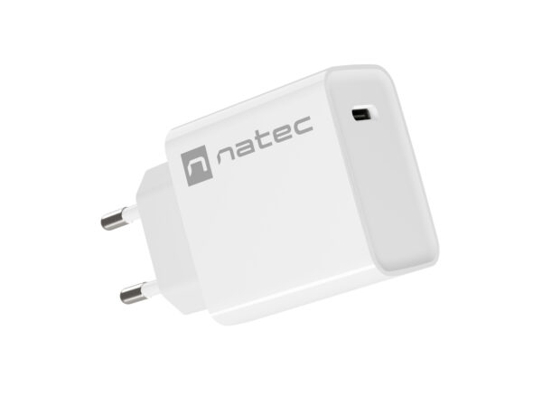 natec-Ribera-511-biala_-3 Universální nabíječka Natec RIBERA 20W 1X USB-C, bílá