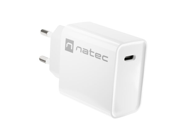 natec-Ribera-511-biala_-6 Universální nabíječka Natec RIBERA 20W 1X USB-C, bílá