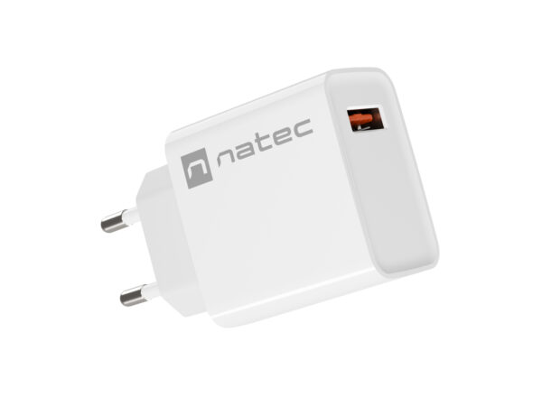 natec-Ribera-512-biala_-3 Universální nabíječka Natec RIBERA 18W 1X USB-A, bílá