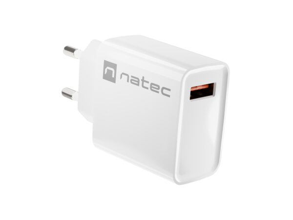 natec-Ribera-512-biala_-6 Universální nabíječka Natec RIBERA 18W 1X USB-A, bílá