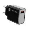 Universální nabíječka Natec RIBERA 18W 1X USB-A, černá
