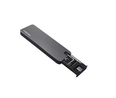 natec-rhino2 Externí box pro SSD Natec RHINO M.2 NVME USB-C 3.1 GEN 2, hliníkový