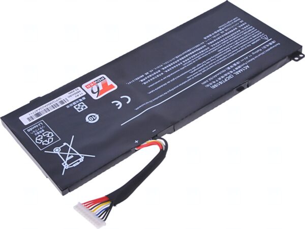 Baterie T6 Power pro Acer Aspire Nitro VN7-571, VN7-572, VN7-591, 4600mAh, 52Wh, 3cell, Li-pol