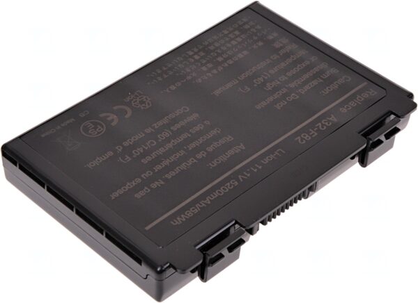 Baterie T6 Power Asus K40, K41, K50, K51, K60, K61, K70, F52, F82, X5D, X70, 5200mAh, 58Wh, 6cell