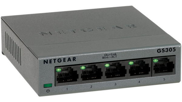 netgear_GS305-100PES_01_30010082_s NETGEAR 5PT GE UNMANAGED SW METAL LP, GS305