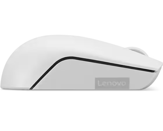 Lenovo 300 Wireless Compact/Kancelářská/Optická/1 000 DPI/Bezdrátová USB/Bílá