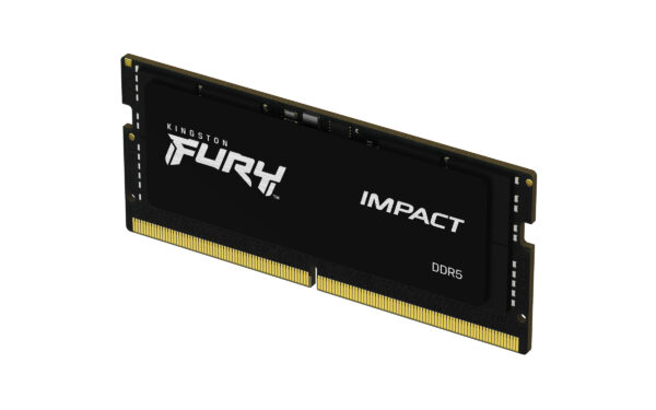 Kingston FURY Impact/SO-DIMM DDR5/16GB/4800MHz/CL38/1x16GB/Black
