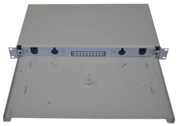 19" Optická vana 12xSC simplex včetně kazety šedá