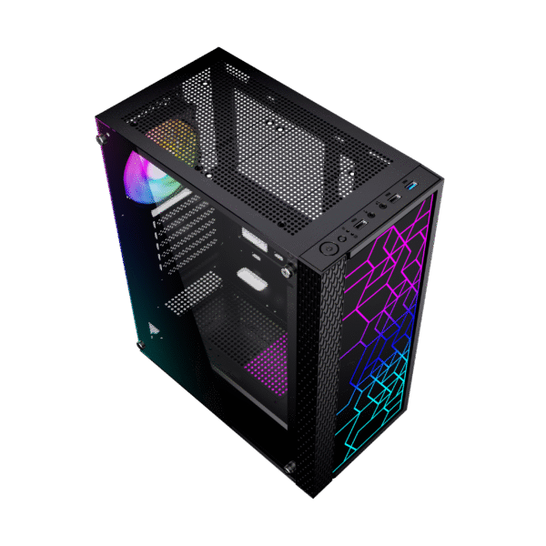 obr3-3 Gembird Computer Fornax 2500 ARGB/Midi Tower/Transpar./Černá