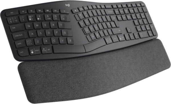 Logitech K860/Bezdrátová Bluetooth/US layout/Černá