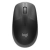 Logitech M190/Kancelářská/Optická/1 000 DPI/Bezdrátová USB/Černá