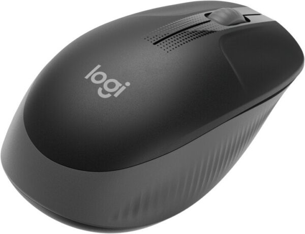 Logitech M190/Kancelářská/Optická/1 000 DPI/Bezdrátová USB/Černá