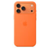 iPhone 17 Pro Max Silicone Case with MS – Orange