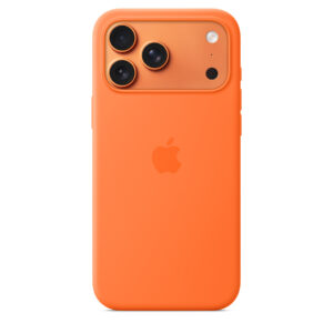 oran_s-1 iPhone 17 Pro Max Silicone Case with MS – Orange