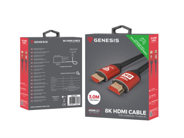 Genesis kabel HDMI M/M V2.1 3M 8K pro XBOX X/S