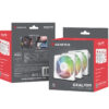 Ventilátor Genesis OXAL 120 ARGB, 3-Pack, Bílý