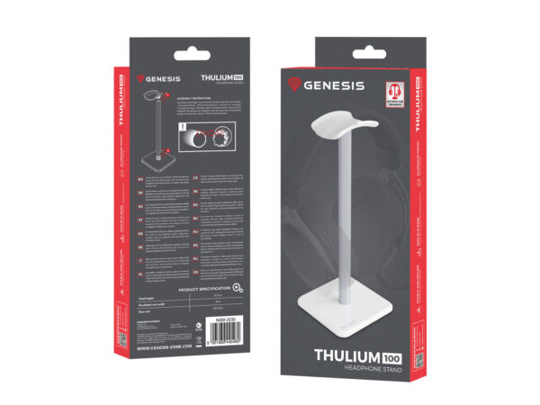 package-Thulium_100_White Stojan na sluchátka Genesis THULIUM 100, bílý