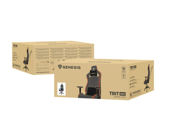 Herní křeslo Genesis TRIT 660, RGB, Šedé