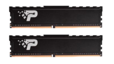 Patriot/DDR4/16GB/2666MHz/CL19/2x8GB/Black