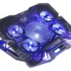 EVOLVEO Ania 5, chladicí podložka pro notebook, 5x ventilátor, modré podsvícení