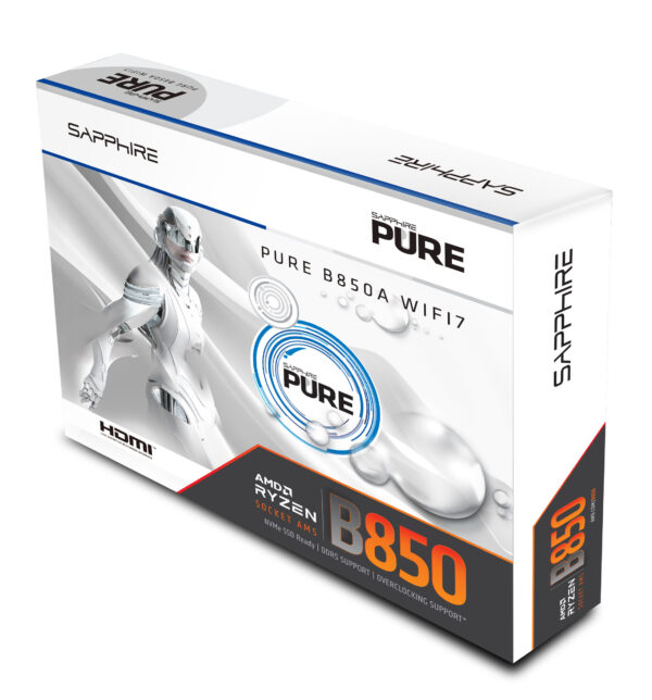 SAPPHIRE PURE B850A WIFI 7/AM5/ATX