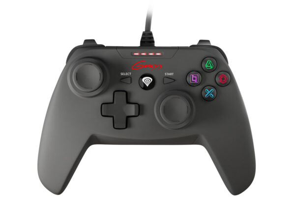 render-3 Drátový gamepad Genesis P58, pro PS3/PC, vibrace