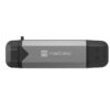 Čtečka karet Natec SCARAB 3 USB-A + USB-C 3.1 GEN 1/microSD/microSDHC/microSDXC/SD/SDHC/SDXC/T-Flash