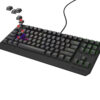 Genesis herní klávesnice THOR 230/TKL/RGB/Outemu Red/Drátová USB/US layout/Černá