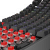 Genesis herní klávesnice THOR 230/TKL/RGB/Outemu Red/Drátová USB/US layout/Černá