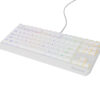 Genesis herní klávesnice THOR 230/TKL/RGB/Outemu Red/Drátová USB/US layout/Bílá