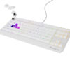 Genesis herní klávesnice THOR 230/TKL/RGB/Outemu Brown/Drátová USB/US layout/Bílá