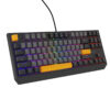 Genesis herní klávesnice THOR 230/TKL/RGB/Outemu Red/Drátová USB/US layout/Anchor Negative Šedá