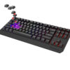 GENESIS herní klávesnice THOR 230/TKL/RGB/Outemu Red/Bezdrátová USB + Bluetooth/US layout/Černá