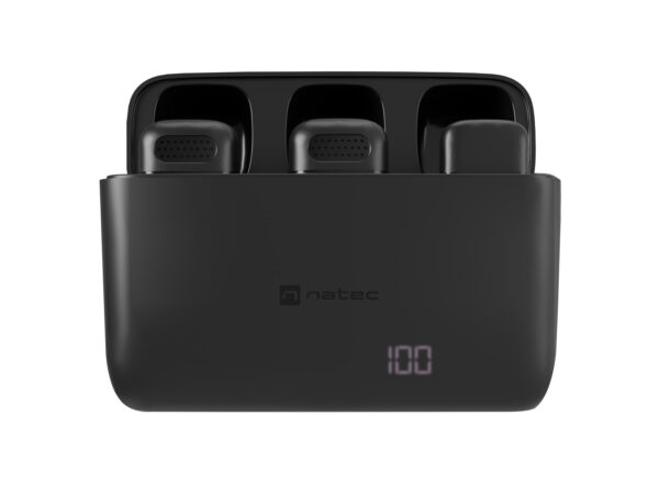 render-mikrofon-mobilny-hopper-2szt_2 Mobilní bezdrátový mikrofon Natec HOPPER LAVALIER USB-C, 2 KS