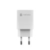 Universální USB nabíječka Natec RIBERA GaN 30W, 1X USB-A, 1X USB-C, Bílá