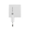 Univerzální USB nabíječka Natec RIBERA GaN 45W, 1X USB-A, 1X USB-C, bílá