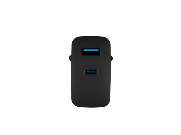 Univerzální USB nabíječka Natec RIBERA GaN 45W, 1X USB-A, 1X USB-C, černá