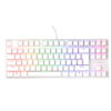 Genesis tichá herní klávesnice THOR 303/TKL/RGB/Outemu Peach Silent/Drátová USB/US layout/Bílá