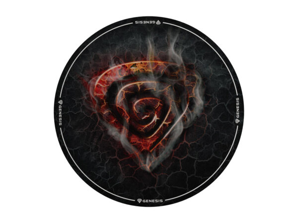 render_okragly-Lawa_2_s Genesis ochranná rohož TELLUR 400 ROUND LAVA 100CM