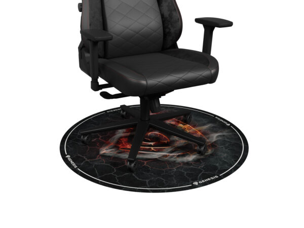 render_okragly-Lawa_3 Genesis ochranná rohož TELLUR 400 ROUND LAVA 100CM